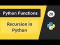 Recursion in Python 🔁 | What is Recursion in Python? | Recursive Functions in Python