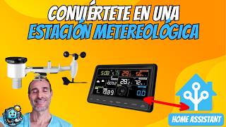 🍃Instalé la ESTACIÓN METEOROLÓGICA [Ecowitt WS2910] y la Integré con Home Assistant Guía Completa