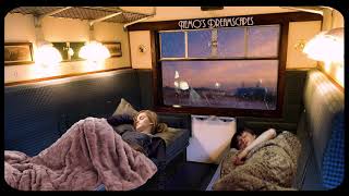 You're on the train to Hogwarts with Harry & Hermione (Oldies music, rain on window) 3 HOURS ASMR