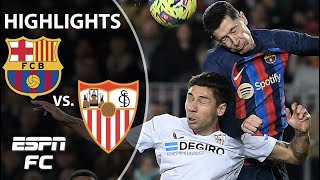 🚨 CRUISE CONTROL 🚨 Barcelona vs. Sevilla | LaLiga Highlights | ESPN FC