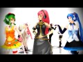 【mmd】 hurly burly 【12 vocaloids】