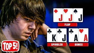 Top 5 Most EPIC Poker Hands You Must Have Seen ♠️ PokerStars
