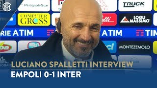 EMPOLI 0-1 INTER | LUCIANO SPALLETTI INTERVIEW: "There's still room for improvement"