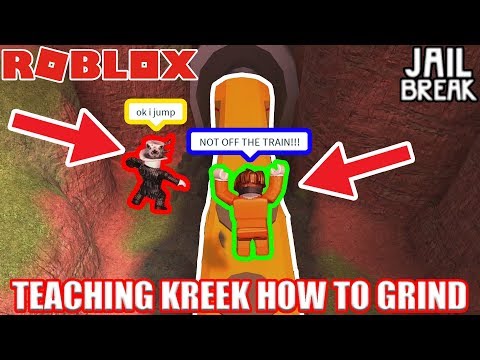 I Teach Kreekcraft How To Grind Roblox Jailbreak Pakvim - asimo3089 badcc spawning 5000 car train roblox jailbreak