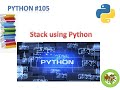 Python #105 Stack Implementation using Python