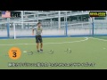 サッカー上達のための基本動作習得トレーニング！　ハードル36