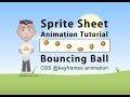 Sprite Sheet Animation Steps CSS Program Bouncing Ball Tutorial