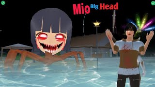 MIO Baby Big Head Zombie | Haunted Yugi Taiga | SAKURA School Simulator Horror Drama