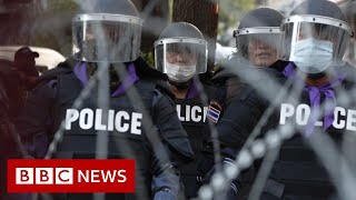 Thailand protests: More than 40 injured as clashes rock Bangkok - BBC News