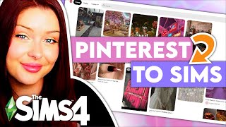 Building the First Room I See on Pinterest For Every Room in The Sims 4 // Sims 4 Building Challenge