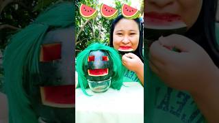 กินตามอิโมจิ🍉🍉🍉แตงโมหวานฉ่ำ #กินตามอิโมจิ #eatingemoji #กินอาหาร #mukbang #makan #eating