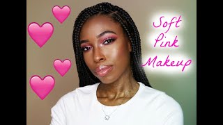 Soft Pink Makeup for Hooded Eyes