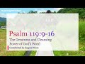 psalm 119 9 16 the greatness and cleansing power of god’s word