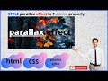 Pure CSS Parallax Scrolling | No JavaScript | HTML & CSS