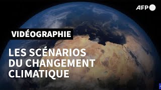 Les scénarios du changement climatique | AFP Animé