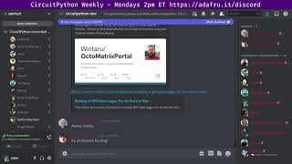 CircuitPython Weekly Meeting for October4 , 2021 @circuitpython #circuitpython #adafruit