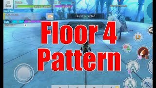 ATTACK PATTERN FLOOR 4 BOSS | SWORD ART ONLINE INTEGRAL FACTOR (SAOIF) | ENGLISH | MMORPG