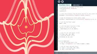 Programming Art #36 HeartBeat_Dance【Processing】