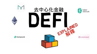 什麼是DeFi?去中心化金融解釋(以太坊, MakerDAO, Compound, Uniswap, Kyber)