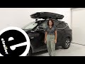 Installation Guide for the Thule Motion 3 Low Profile Rooftop Cargo Box on a 2023 Kia Seltos