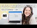 2024 Instagram Automation Tutorial: DM Replies to Comments on Reels with Manychat