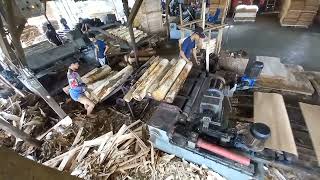 Proses Kerja Mesin Rotary Cnc Triplek-Plywood Kerja cepat efisien.