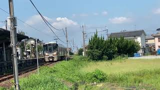 227系1000番台発案奈良行き　和歌山線紀伊小倉発車！