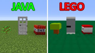 java vs lego textures