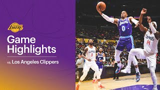 HIGHLIGHTS: Los Angeles Lakers vs Los Angeles Clippers