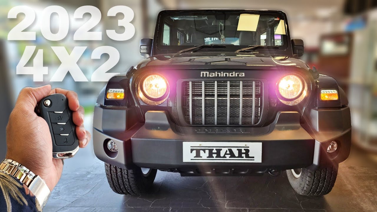 2023 Mahindra Thar RWD 4X2, On Road Price List, Mileage, Features - YouTube