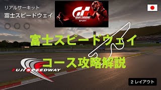 グランツーリスモSPORT 富士スピードウェイ コース攻略解説