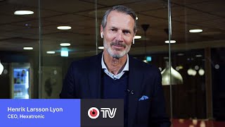 Hexatronic Group's CEO Henrik Larsson Lyon in an interview about Interim Report Q3 2023