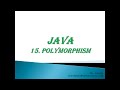 POLYMORPHISM