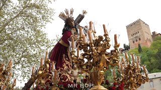 [4K] HERMANDAD DEL VIA CRUCIS POR EL PASEO DE LOS TRISTES | GRANADA 2023