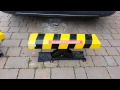 Remote control parking barrier