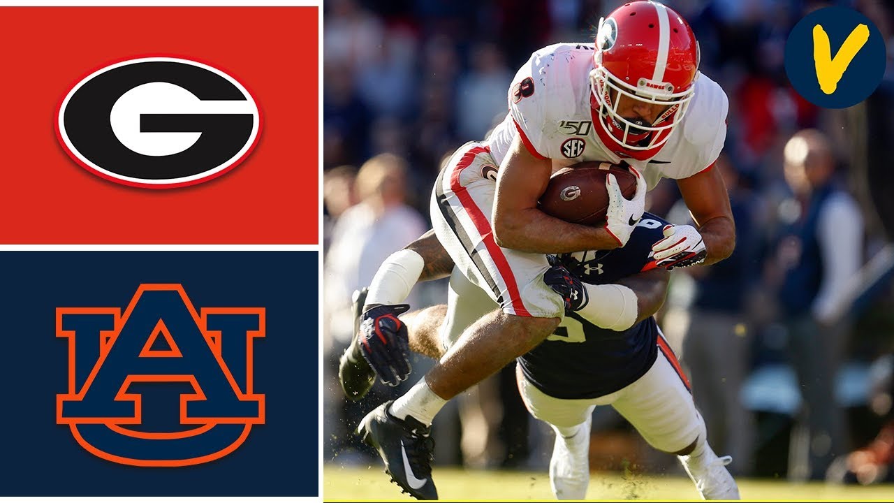 #4 Georgia Vs #12 Auburn Highlights | Week 12 | College Football | 2019 ...