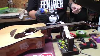 Yamaha Acoustic FG800 Gets All Kind of Adjustment Episide 148