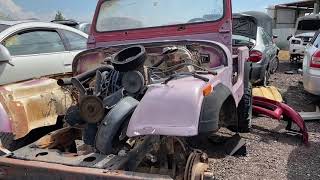 Junkyard Find! 1979 Jeep CJ7 with V8 power!