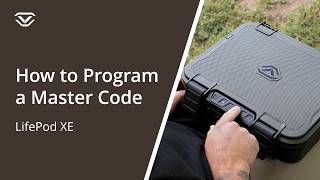 How to program a master code - LifePod XE