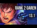 GAREN vs JAX (TOP) | Rank 2 Garen, Legendary, 900K mastery | KR Grandmaster | 13.1