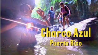 Charco Azul Puerto Rico Adventure Hike.