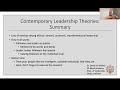 contemporary theories summary