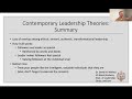 contemporary theories summary