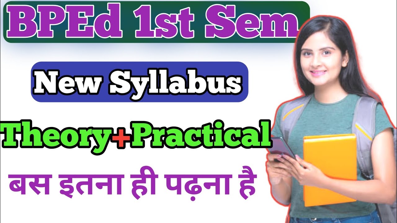 B.p.ed First Semester Syllabus In Hindi | BPEd 1st Semester Syllabus ...