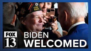 Biden’s visit was both political and personal for crowd