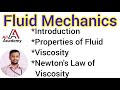 Fluid Mechanics Module 1 : Basic Concept | Fluid Properties | Viscosity | Part 1 | VTU FM | 4th Sem