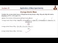 lecture 21 chapter 2 11th class chemistry federal board applications of mass spectrometry