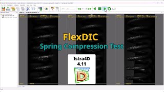 Spring deformation analysis test using Istra4D V4.11