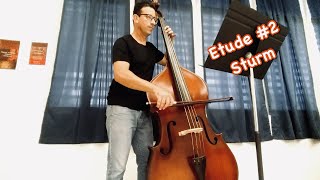 Etude 2 Sturm for double bass