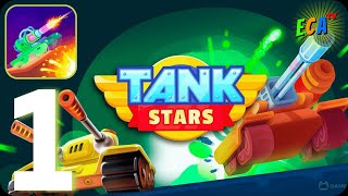 ⭐Tank Stars⭐ Walkthrough Gameplay Part 1 One Of The Best Battle Tank (Android-iOS)